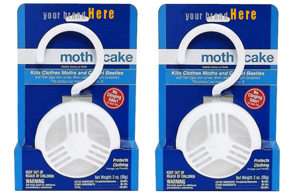 Moth Cake With Plastic Case, 2-oz.